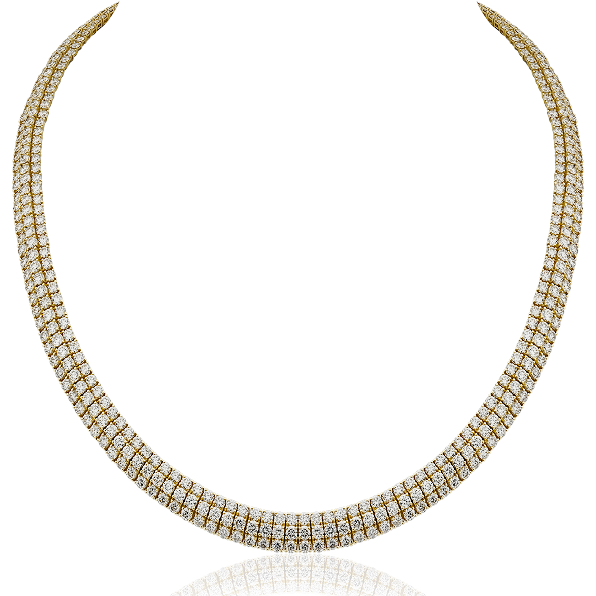 24,86 Ct. Diamond Design Necklace